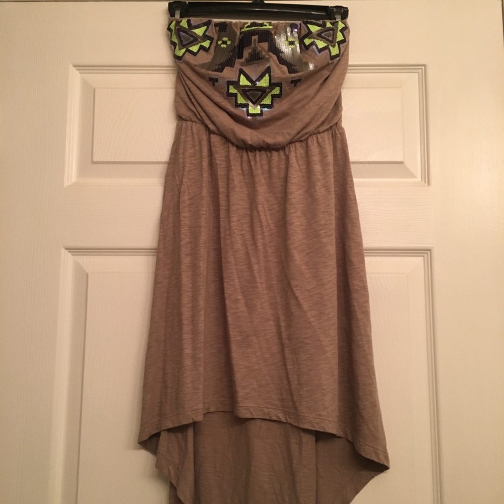 Strapless High Low Dresses from Express